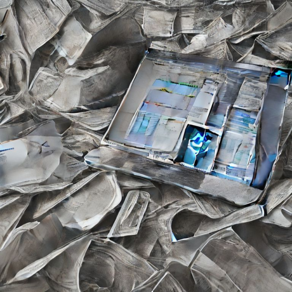 A person looking at a cryptocurrency chart with a confused expression, representing regulatory uncertainty.