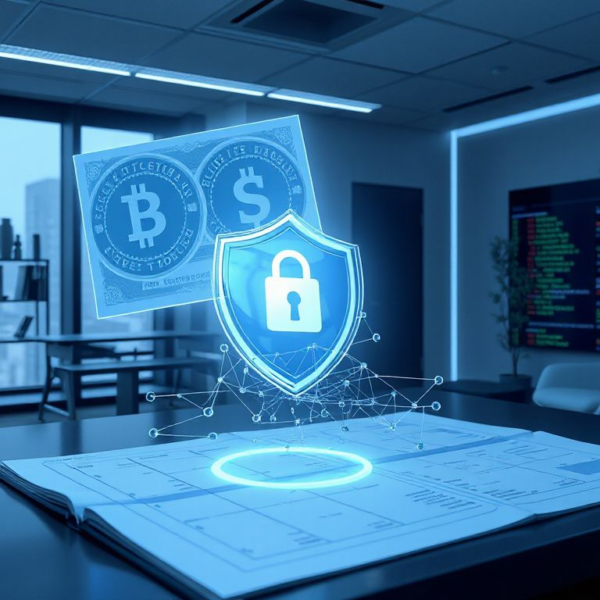 Holographic tokenized stock and bond certificates on a blockchain ledger with a digital security shield
